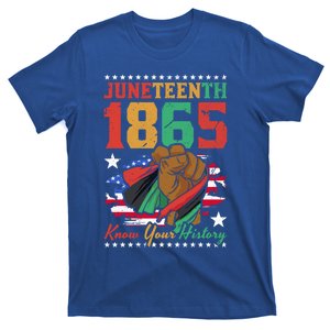 Juneteenth 1865 Know Your History Gift T-Shirt