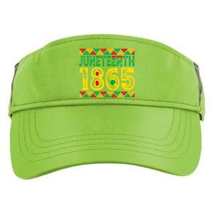 Juneteenth 1865 Melanin African Pride Blm Black Freedom Day Gift Adult Drive Performance Visor