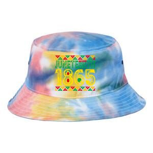 Juneteenth 1865 Melanin African Pride Blm Black Freedom Day Gift Tie Dye Newport Bucket Hat