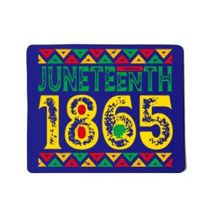 Juneteenth 1865 Melanin African Pride Blm Black Freedom Day Gift Mousepad