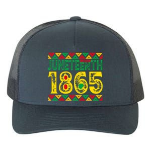 Juneteenth 1865 Melanin African Pride Blm Black Freedom Day Gift Yupoong Adult 5-Panel Trucker Hat