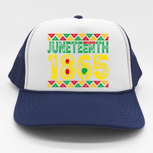 Juneteenth 1865 Melanin African Pride Blm Black Freedom Day Gift Trucker Hat