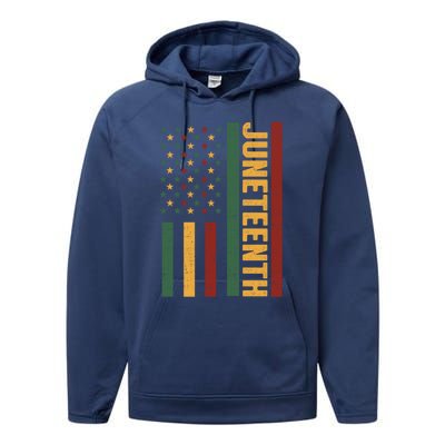 Junenth 1865 Meaningful Gift Performance Fleece Hoodie