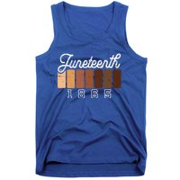 Juneteenth 1865 Melanin Shades Proud Black History Month Funny Gift Tank Top