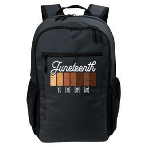 Juneteenth 1865 Melanin Shades Proud Black History Month Funny Gift Daily Commute Backpack