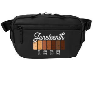 Juneteenth 1865 Melanin Shades Proud Black History Month Funny Gift Crossbody Pack