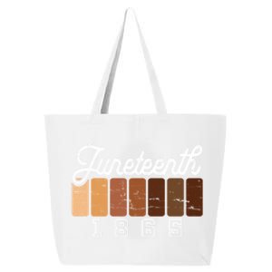 Juneteenth 1865 Melanin Shades Proud Black History Month Funny Gift 25L Jumbo Tote