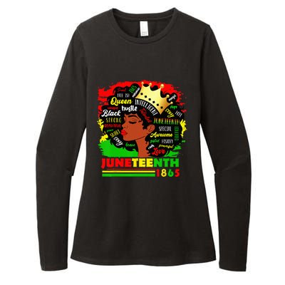 Juneteenth 1865 Pride Celebrate Black Wo African American Womens CVC Long Sleeve Shirt