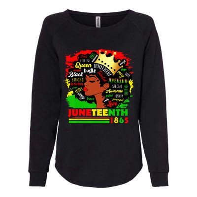 Juneteenth 1865 Pride Celebrate Black Wo African American Womens California Wash Sweatshirt