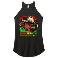 Juneteenth 1865 Pride Celebrate Black Wo African American Women's Perfect Tri Rocker Tank