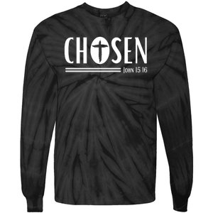 John 1516 Pullover Chosen Christian Streetwear Tie-Dye Long Sleeve Shirt