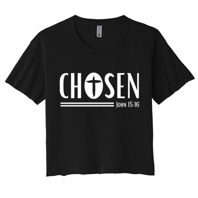 John 1516 Pullover Chosen Christian Streetwear Crop Top