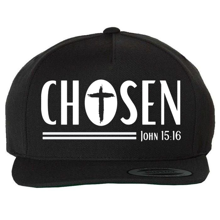 John 1516 Pullover Chosen Christian Streetwear Wool Snapback Cap