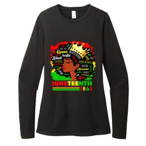 Juneteenth 1865 Pride Celebrate Black  African American Womens CVC Long Sleeve Shirt