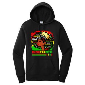 Juneteenth 1865 Pride Celebrate Black  African American Women's Pullover Hoodie