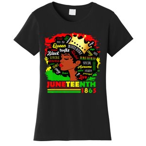 Juneteenth 1865 Pride Celebrate Black  African American Women's T-Shirt