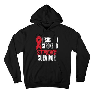 Jesus 1 Stroke 0 Stoke Awareness Stroke Survivor Hoodie