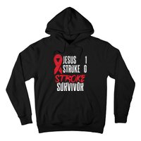 Jesus 1 Stroke 0 Stoke Awareness Stroke Survivor Hoodie