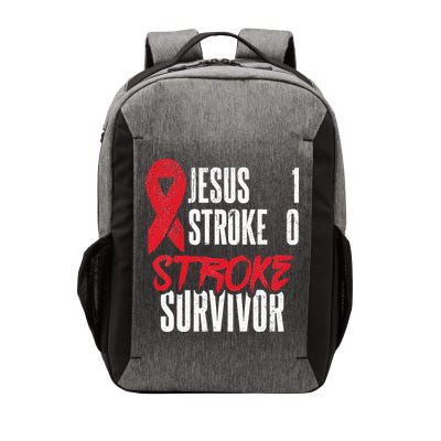 Jesus 1 Stroke 0 Stoke Awareness Stroke Survivor Vector Backpack