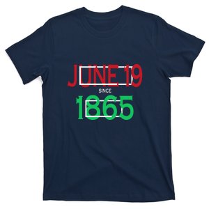 June 19 Since 1865 Afro America Juneteenth Day Gift T-Shirt