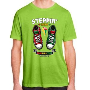 Junenth 1865 Stepping Into Black History Month Cool Gift Adult ChromaSoft Performance T-Shirt