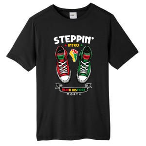 Junenth 1865 Stepping Into Black History Month Cool Gift Tall Fusion ChromaSoft Performance T-Shirt