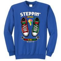 Junenth 1865 Stepping Into Black History Month Cool Gift Sweatshirt