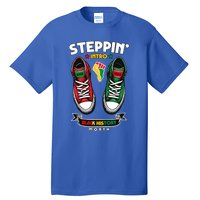 Junenth 1865 Stepping Into Black History Month Cool Gift Tall T-Shirt