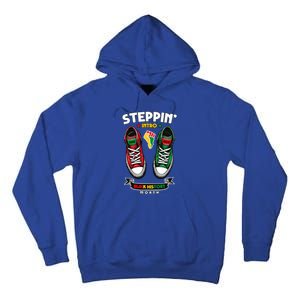 Junenth 1865 Stepping Into Black History Month Cool Gift Tall Hoodie