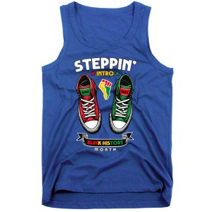 Junenth 1865 Stepping Into Black History Month Cool Gift Tank Top