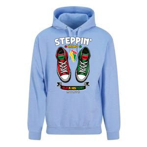 Junenth 1865 Stepping Into Black History Month Cool Gift Unisex Surf Hoodie