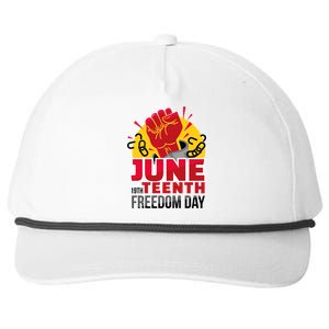 June 19 Teenth Freedom Day Funny Gift Snapback Five-Panel Rope Hat