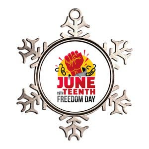 June 19 Teenth Freedom Day Funny Gift Metallic Star Ornament