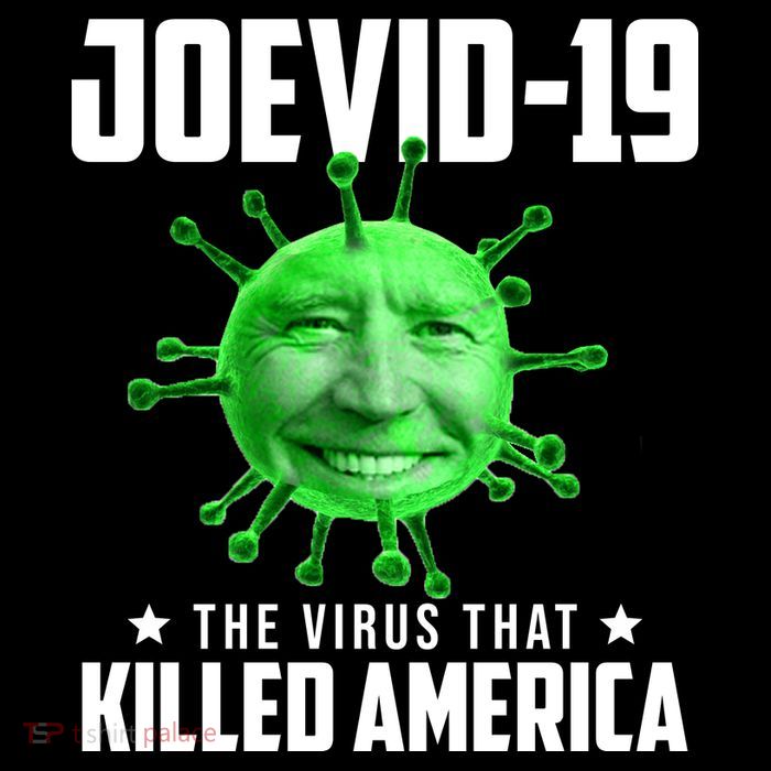Joevid 19 The Virus That Killed America Funny Joe Biden 7-Panel Snapback Hat