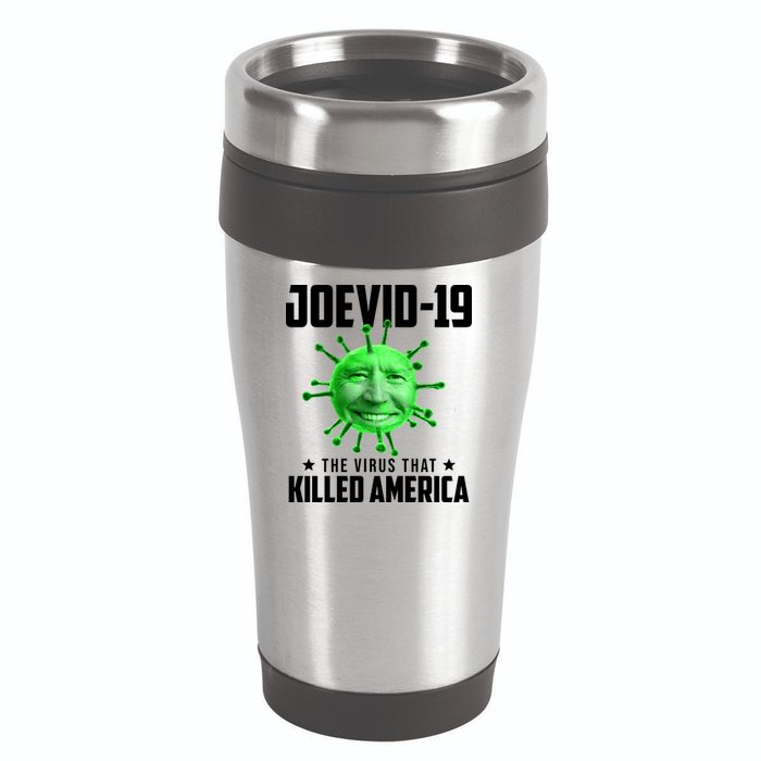 Joevid 19 The Virus That Killed America Funny Joe Biden 16oz Travel Tumbler