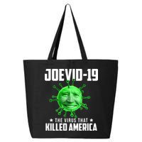 Joevid 19 The Virus That Killed America Funny Joe Biden 25L Jumbo Tote
