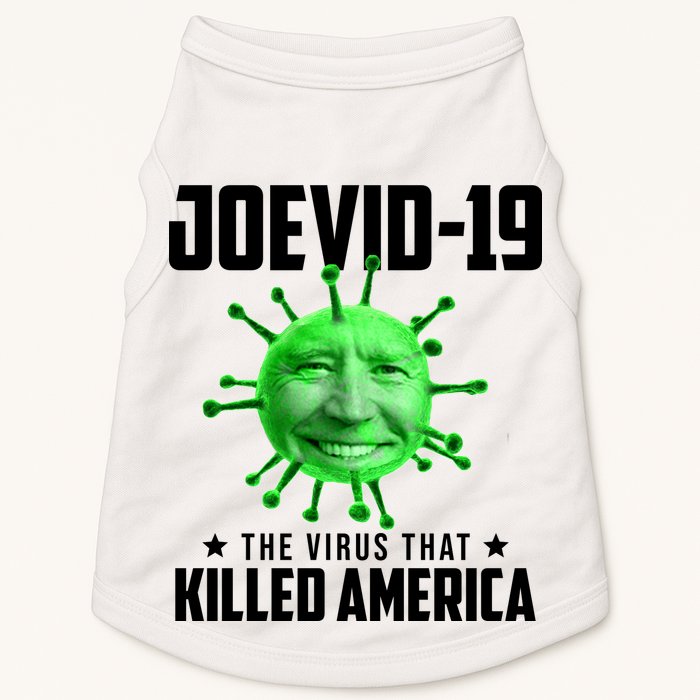 Joevid 19 The Virus That Killed America Funny Joe Biden Doggie Tank