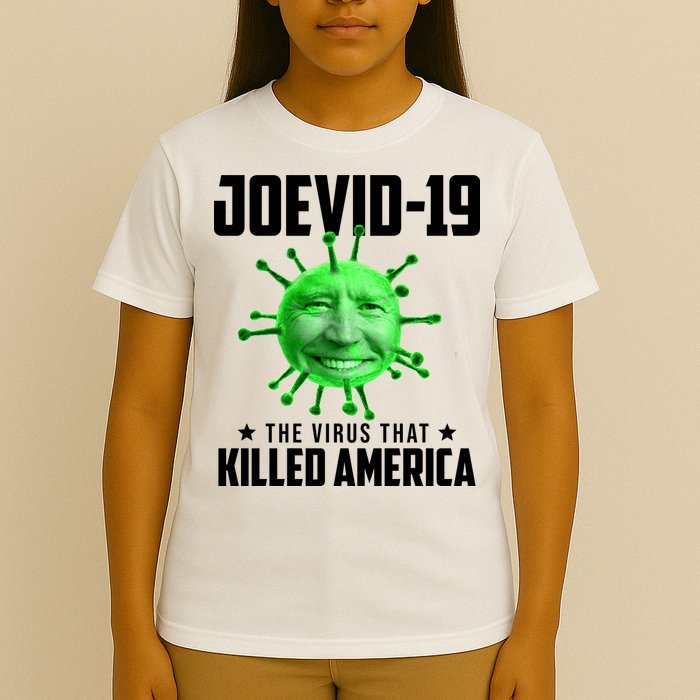 Joevid 19 The Virus That Killed America Funny Joe Biden T-Shirt