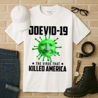 Joevid 19 The Virus That Killed America Funny Joe Biden Tall T-Shirt