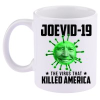 Joevid 19 The Virus That Killed America Funny Joe Biden 11oz C Handle Ceramic Mug