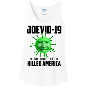 Joevid 19 The Virus That Killed America Funny Joe Biden Ladies Essential Tank