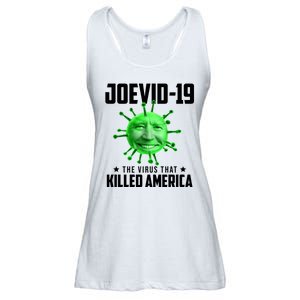 Joevid 19 The Virus That Killed America Funny Joe Biden Ladies Essential Flowy Tank