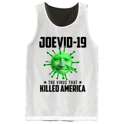Joevid 19 The Virus That Killed America Funny Joe Biden Mesh Reversible Basketball Jersey Tank