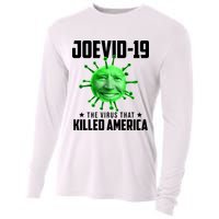 Joevid 19 The Virus That Killed America Funny Joe Biden Cooling Performance Long Sleeve Crew
