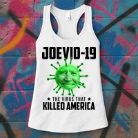 Joevid 19 The Virus That Killed America Funny Joe Biden Womens Tank Top