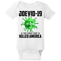 Joevid 19 The Virus That Killed America Funny Joe Biden Baby Bodysuit