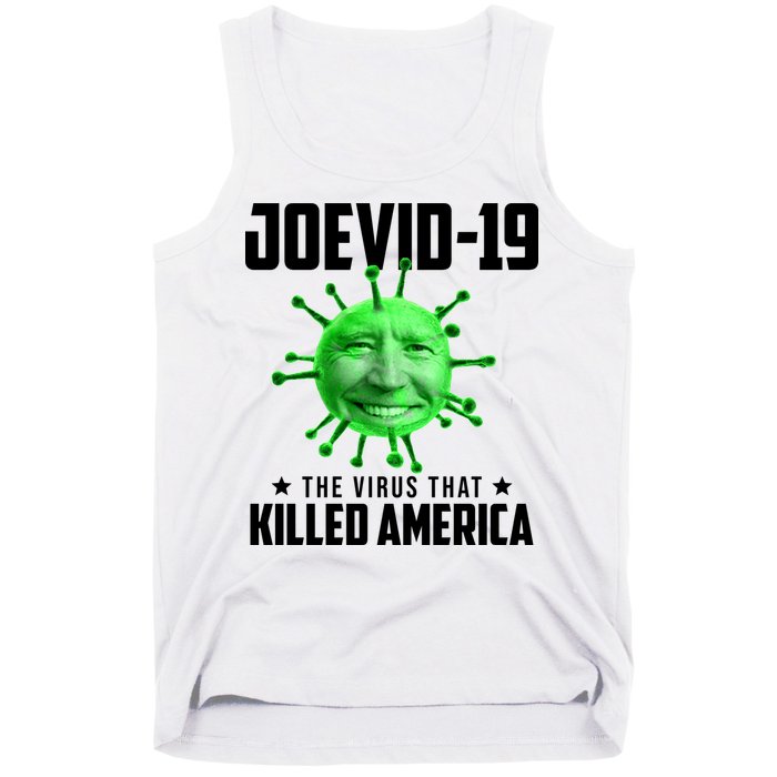 Joevid 19 The Virus That Killed America Funny Joe Biden Tank Top