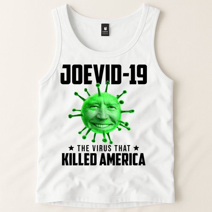 Joevid 19 The Virus That Killed America Funny Joe Biden Tank Top