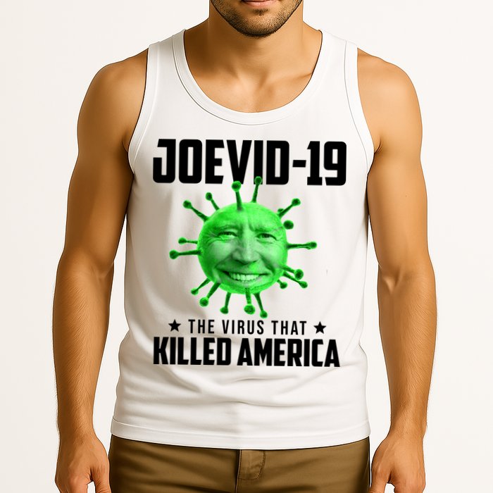 Joevid 19 The Virus That Killed America Funny Joe Biden Tank Top