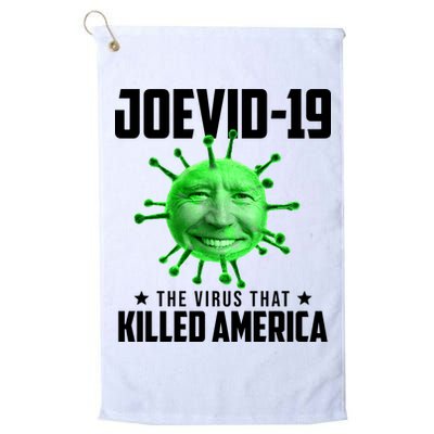 Joevid 19 The Virus That Killed America Funny Joe Biden Golf Towel